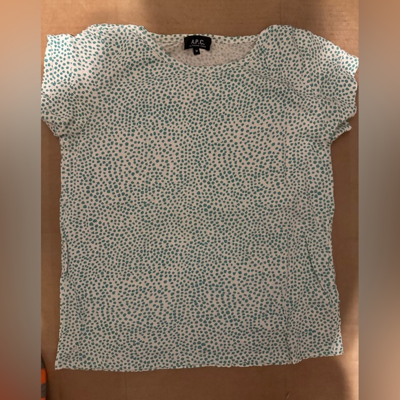 APC white and green tshirt size medium - Picture 1 of 2